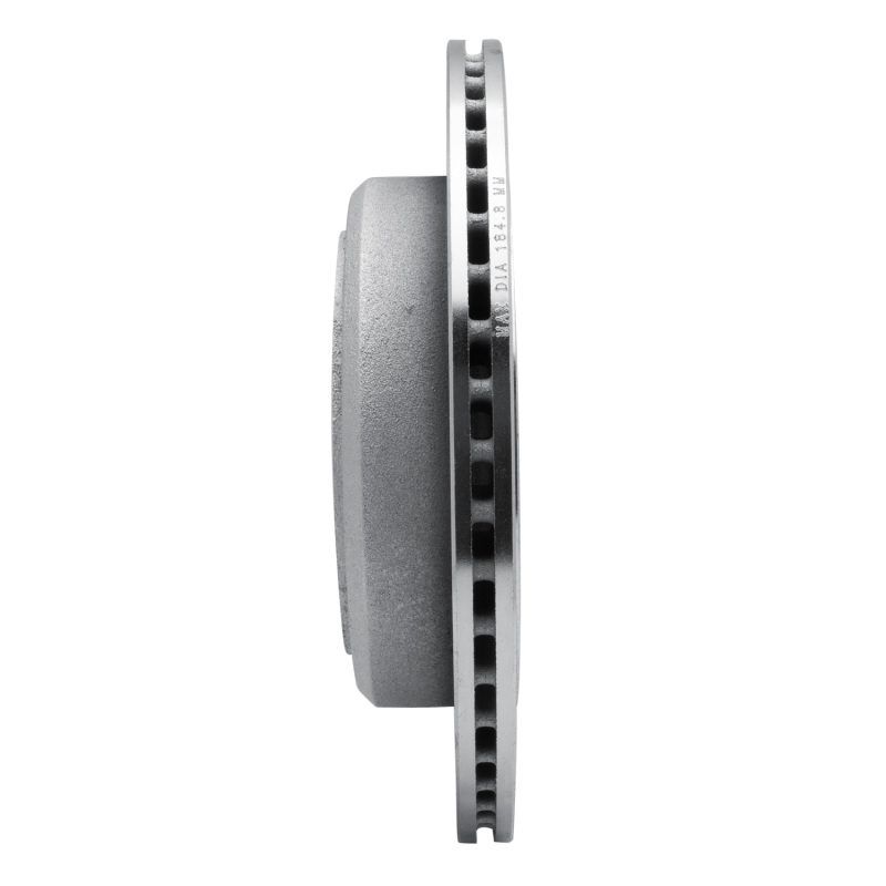 Lincoln Town Car Brake Rotor (1) - Rear Left - R1 Concepts - Drilled & Slotted - Silver - `03-`11